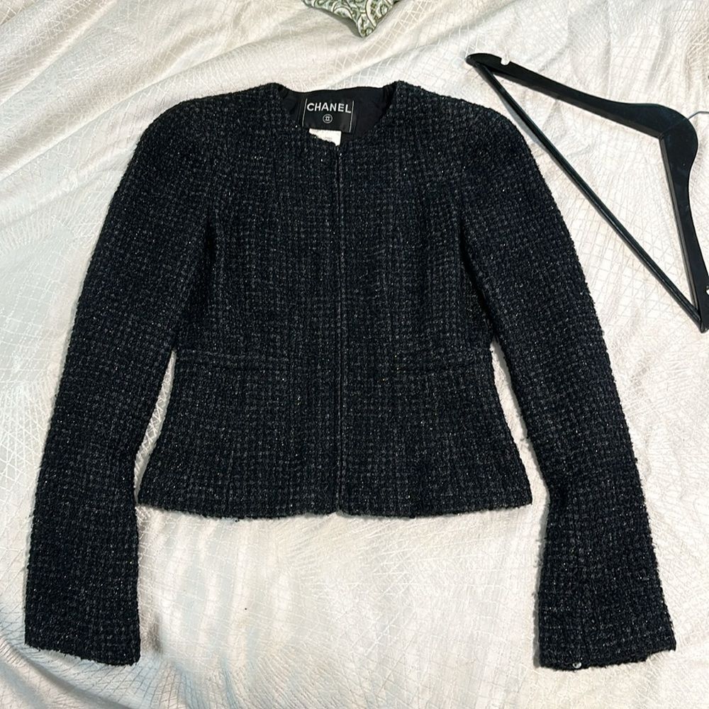 Vintage, Authentic, Chanel Tweed Jacket - Picture 7 of 8